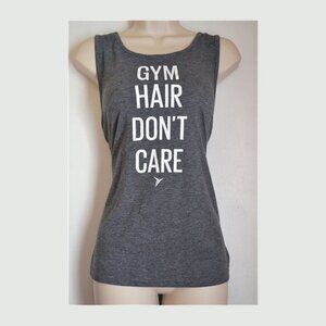 Gym Hair Open Back Tank Size L